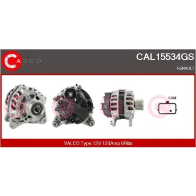 Bilde av CASCO Generator 12V 70A M8 CPA0096 80mm med integrert regulator NISSAN: TERRANO 2 CAL10313AS