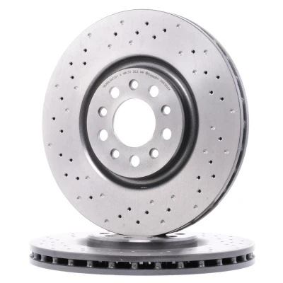 Bilde av BREMBO XTRA LINE 09.9365.2X Bremseskiver 330 28 5 perforert / ventilert belagt høy karbon ALFA ROMEO: 159 Sedan, Sportwagon, Giulietta Hatchback