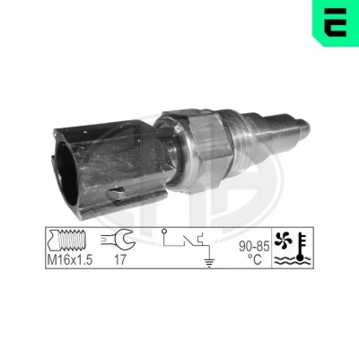 Bilde av Temperaturbryter, radiator ventilator, mazda, B6S7 18 840, K201 840