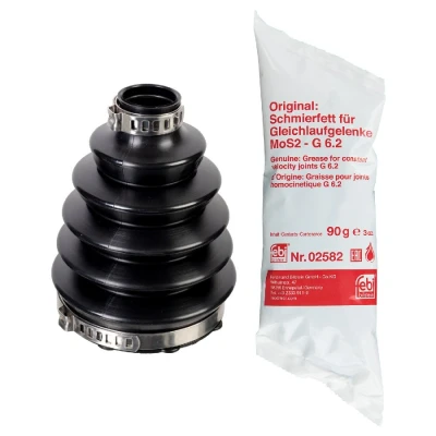 Bilde av FEBI BILSTEIN 176124 Drivakselmansjett hjulside, framaksel venstre, høyre termoplastisk polyester elastomer