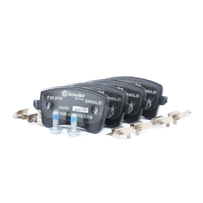 Bilde av BREMBO P 85 099X Bremseklosser ekskl. slitasjevarselkontakt med bremsecaliperskruer tilbehør AUDI: Q5, A4 B8 Allroad, A5 Coupé