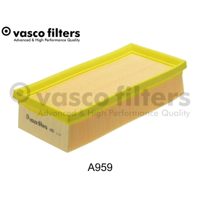 Bilde av DAVID VASCO A959 Luftfilter 58 117 251 firkantet Filterinnsats MITSUBISHI: Colt 6, VI CZC Cabrio, SMART: Forfour I