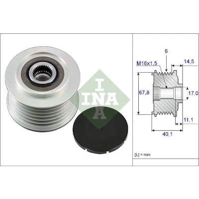 Bilde av INA 535 0052 10 Frihjul Dynamo spesialverktøy nødvendig for montering VOLKSWAGEN: TRANSPORTER 4, 4 Bus