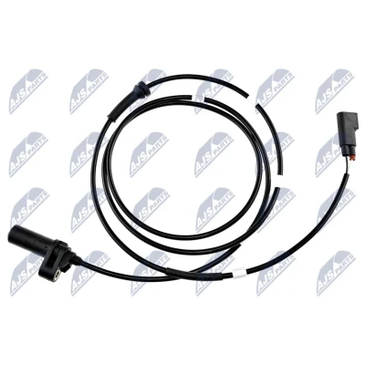 Bilde av NTY HCA FR 028 ABS Sensor høyre bakaksel induktiv 2 1860 1960 43,5 svart D formet FORD: Transit Tourneo
