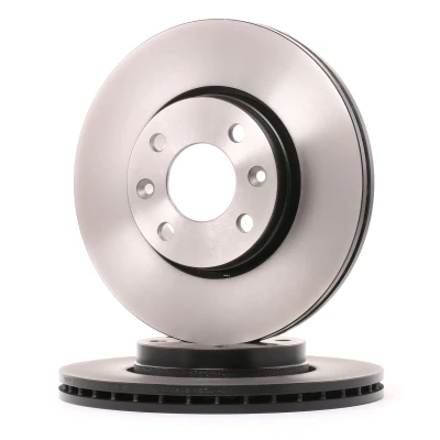 Bilde av TRW DF4364 Bremseskiver 260 22 4 100 ventilert spraylakkert høy karbon RENAULT: CLIO 3, MEGANE 2, NISSAN: Note I, MICRA 5