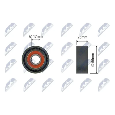 Bilde av Strammerull, kilerem med ribber, bmw 1 [f20, f21], 3 [f30, f80], touring [f31], 11 18 7 603 347, 28 347
