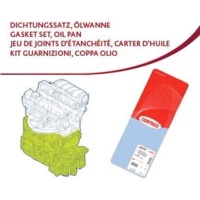 Bilde av CORTECO 427206P Pakninger med simring, veivaksel, tetning