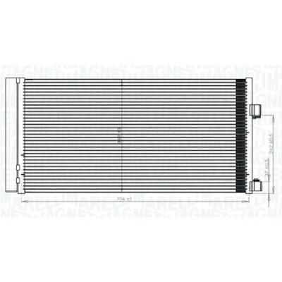 Bilde av MAGNETI MARELLI 350203847000 Kondensator 704x348x16