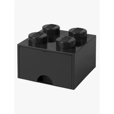 Bilde av LEGO Oppbevaringsboks med Skuff 4, Svart Esker