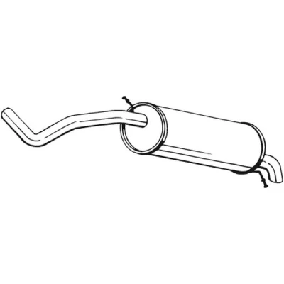 Bilde av Bakre eksospotte BOSAL 279 757