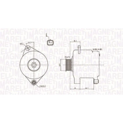 Bilde av Dynamo, renault clio ii, skåp/halvkombi kangoo, kangoo express, 7700105539, 7700436671, 7711134267, 8111921, 8200193100
