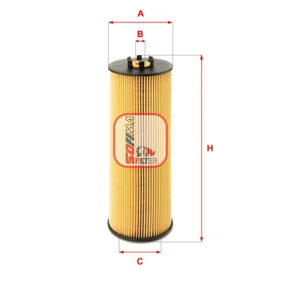 Bilde av SOFIMA S 5019 PE Oljefilter Filterinnsats AUDI: A4 B7 Avant, A6 C5 A8 D2, VOLKSWAGEN: Passat B5 GP Stasjonsvogn, Sedan