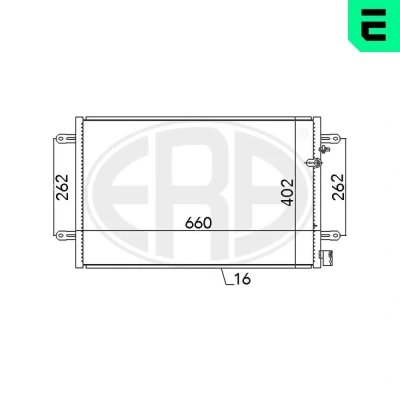 Bilde av Kondensator, klimaanlegg, audi a6 c6, c6 avant, 4F0 260 401 E, 403 P