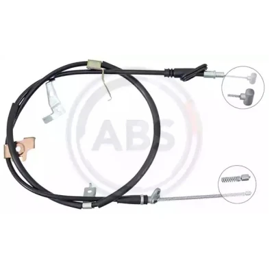 Bilde av Kabel, parkeringsbremse, Høyre bak, suzuki sx4, sx4 sedan, 5440180J00