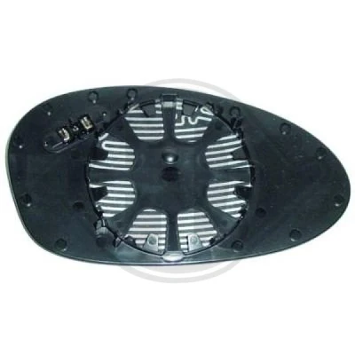 Bilde av DIEDERICHS 1280127 Speilglass venstre BMW: 1 Hatchback, 3 Sedan, Touring
