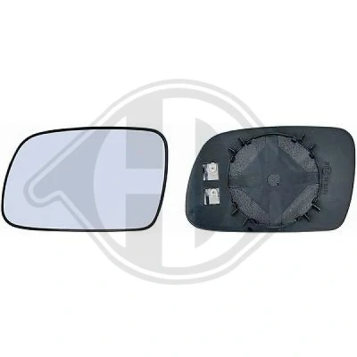 Bilde av DIEDERICHS 4243227 Speilglass venstre PEUGEOT: 407 SW, Sedan