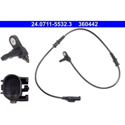 Bilde av ATE 24.0711 5532.3 ABS Sensor 675 MERCEDES BENZ: Sprinter 5 T Flatvogn lastebil/Chassis, 3.5 Van, Van