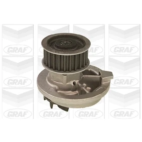 Bilde av GRAF PA572 Vannpumpe 25 med tetningsring mekanisk stålplate 62,29 for tannremdrift OPEL: Calibra A, Vectra A Sedan, Astra G CC