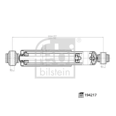 Bilde av Støtdemper FEBI BILSTEIN 194217