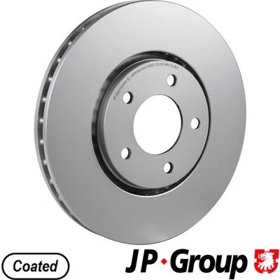 Bilde av JP GROUP 5063100400 Bremseskiver framaksel 302 28 5 ventilert belagt CHRYSLER: VOYAGER 4