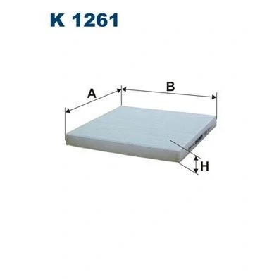 Bilde av FILTRON K 1261 Kupéfilter Partikkelfilter 235 249 25 FIAT: Ducato III Flatvogn lastebil / Chassis, Van, Minibuss
