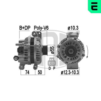 Bilde av ERA 209422A Dynamo 14V 90A MAZDA: 6 Hatchback