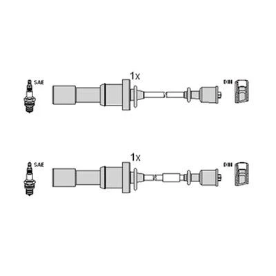 Bilde av HITACHI 134376 Pluggledninger HYUNDAI: Tucson
