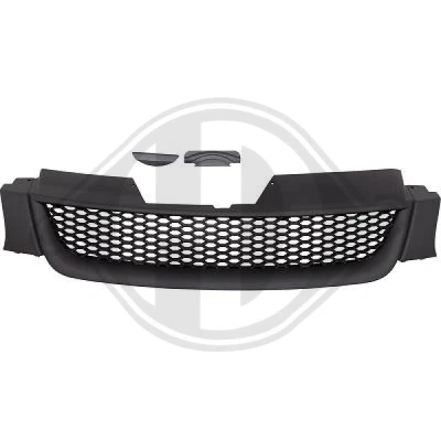 Bilde av DIEDERICHS 2214341 Radiatorgitter foran svart VOLKSWAGEN: Golf 5
