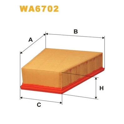 Bilde av Luftfilter WIX FILTERS WA6702