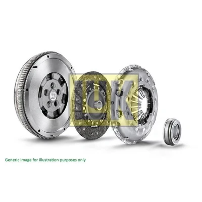 Bilde av LuK BR 0241 600 0071 00 Clutch uten føringslager med utløserlager, svinghjul, skruesett, Tomassesvinghjul friksjonsstyringsskive