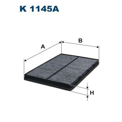 Bilde av FILTRON K 1145A Kupéfilter Karbonfilter 388 275 30 ROVER: 75