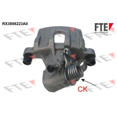 Bilde av FTE 9290629 Bremsecaliper grå Aluminium venstre bakaksel uten holder FORD: FOCUS 3 Turnier, 3, Transit Connect V408 Van, VOLVO: V50