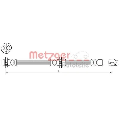 Bilde av METZGER 4110471 Bremseslange 486 M10 X 1 NISSAN: Trail