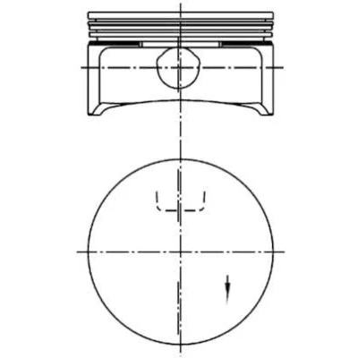 Bilde av KOLBENSCHMIDT 99741610 Motorstempel 81