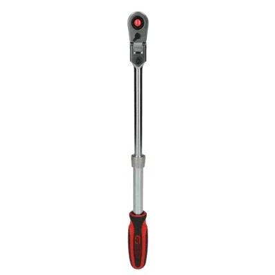 Bilde av KS TOOLS 914.3820 Reversibel skralle 72 10 (3/8&quot;) med vinkelledd Krom vanadium stål