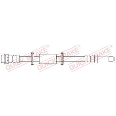 Bilde av QUICK BRAKE 32.826 Bremseslange 246 M10x1 VOLKSWAGEN: Transporter 5, 5 Bus, Multivan (7HM