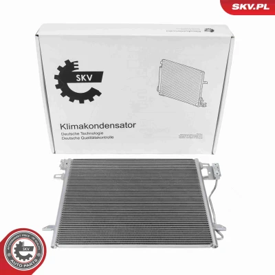 Bilde av Kondensator, klimaanlegg Esen skv 86SKV205 chrysler, dodge, lancia, vw OE 04677782AA, 4677782AA, 4677782AC
