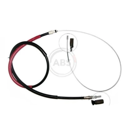 Bilde av A.B.S. K16766 Bremsekabel 2035 Skivebrems for høyre/venstre ratt PEUGEOT: 307 CC, Hatchback