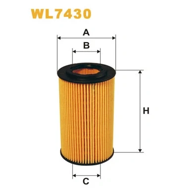 Bilde av Oljefilter WIX FILTERS WL7430