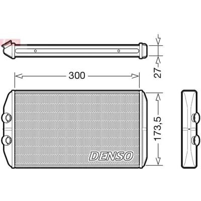 Bilde av DENSO DRR12008 Varmeveksler