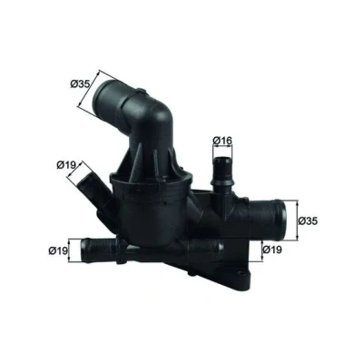 Bilde av MAHLE ORIGINAL TH 54 80 Termostat uten pakning NISSAN: Qashqai 2, / Qashqai+2 I, RENAULT: SCENIC 3