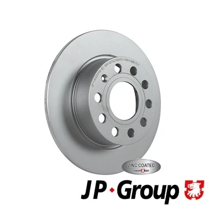 Bilde av JP GROUP 1163205700 Bremseskiver bakaksel 255 10 5 fullt ut belagt VOLKSWAGEN: Golf 7, Caddy 3, 5, SKODA: Octavia 2 Combi, 3 Yeti