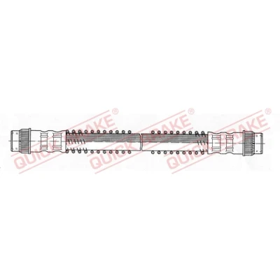Bilde av Bremseslange, Innvendig, Høyre bakaksel, Venstre citroën,fiat,lancia,peugeot, 1472157080, 480667, E168164