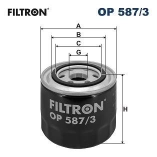Bilde av FILTRON OP 587/3 Oljefilter M 26 X 1.5 6H Påskruingsfilter MITSUBISHI: L200 / Triton IV Pick up, Flatvogn lastebil Chassis