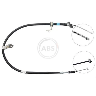 Bilde av A.B.S. K19337 Bremsekabel 1307 Trommelbrems for høyre/venstre ratt TOYOTA: RAV4 II SUV
