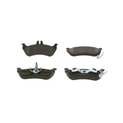 Bilde av BOSCH 0 986 424 708 Bremseklosser Low Metallic med kolbleklips, antihyle blikk MERCEDES BENZ: ML Klasse