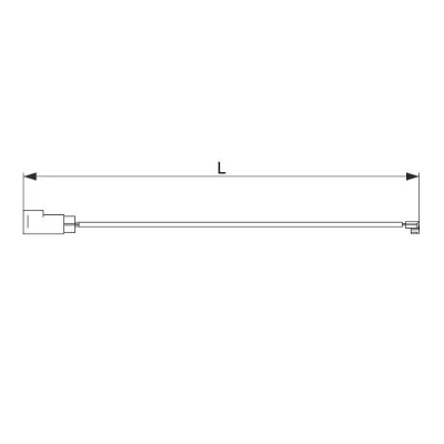 Bilde av Alarmkontakt, bremsebeleggslitasje, Bakaksel ford transit buss, flak/chassi, skåp, tourneo buss OE 1501252, 8C1V2K407EA
