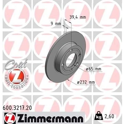 Bilde av Bremseskive, Bakaksel, seat arosa, cordoba, cordoba vario, ibiza ii, vw lupo i, polo, polo classic iii, variant, 6N0 615 601 A,