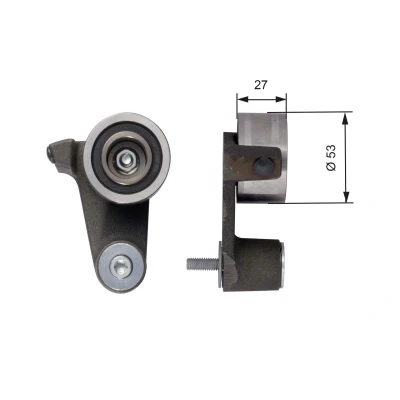 Bilde av GATES FleetRunner Micro V Stretch Fit T41165 Strammerull, tannrem VOLVO: 960 II Stasjonsvogn, V70 2, 850 Stasjonsvogn