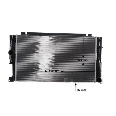 Bilde av MAHLE ORIGINAL CR 775 001S Radiator 600 328 32 Kjøleribber loddet BMW: 5 Touring, Sedan